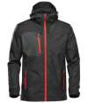 GXJ-2 Stormtech Olympia Shell Jacket Black / Bright Red colour image